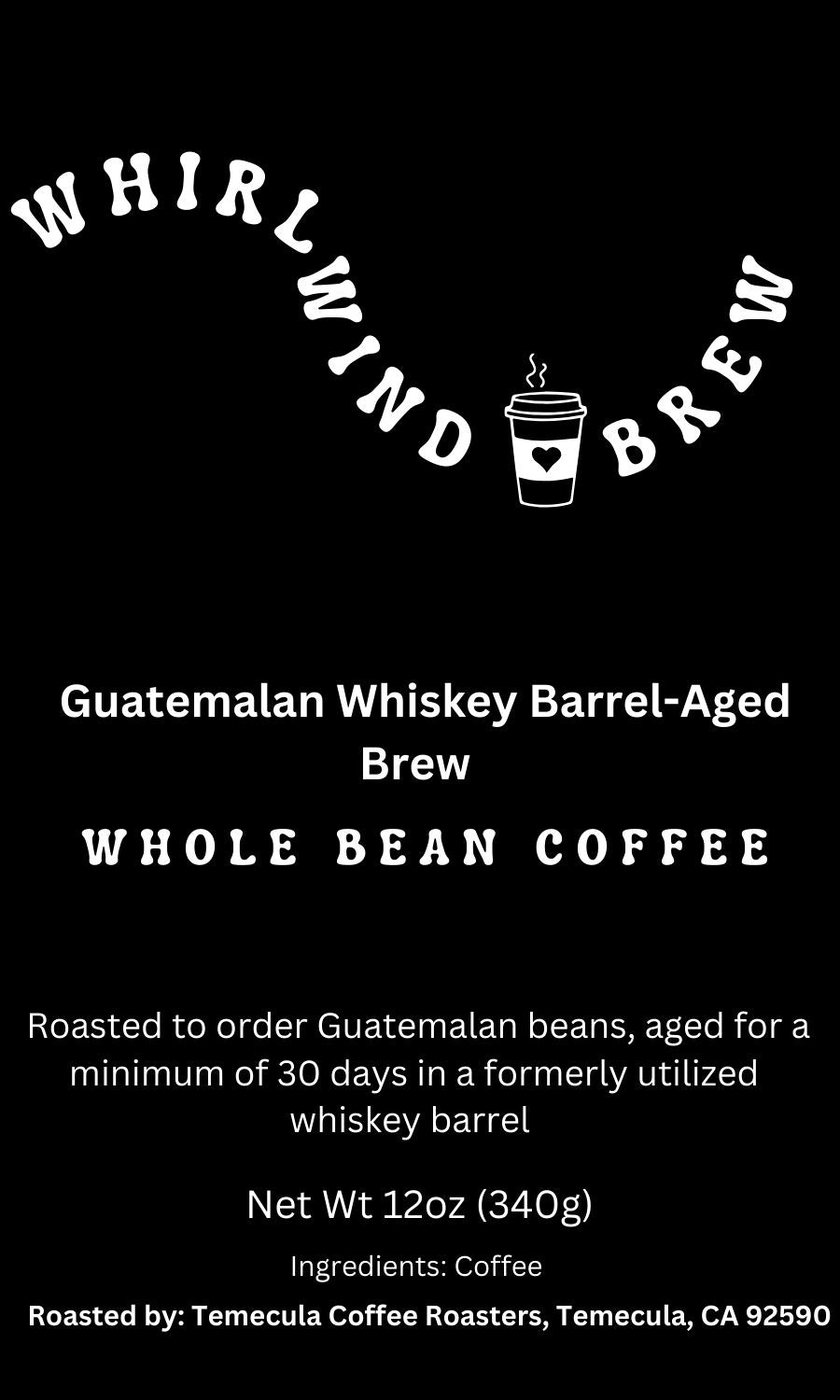 Whiskey Barrel-Aged Brew -Whole Bean