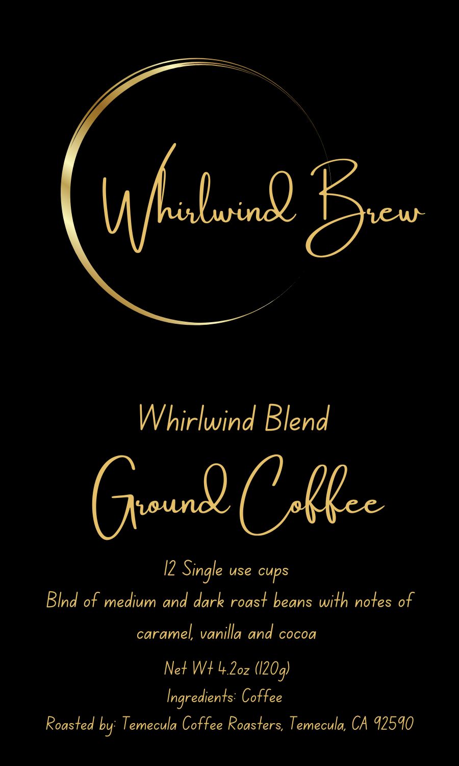 Whirlwind Blend-12 single use cups
